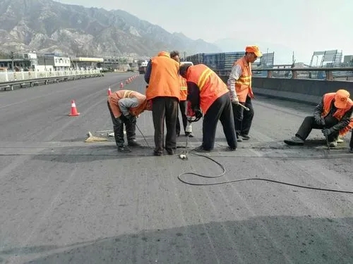 谢通门道路桥梁病害治理